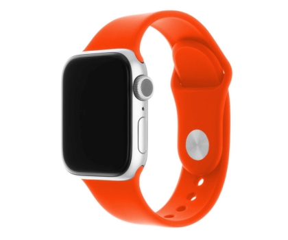 Pasek i akcesoria do zegarków FIXED Silicone Strap Set do Apple Watch apricot FIXSST-436-AP